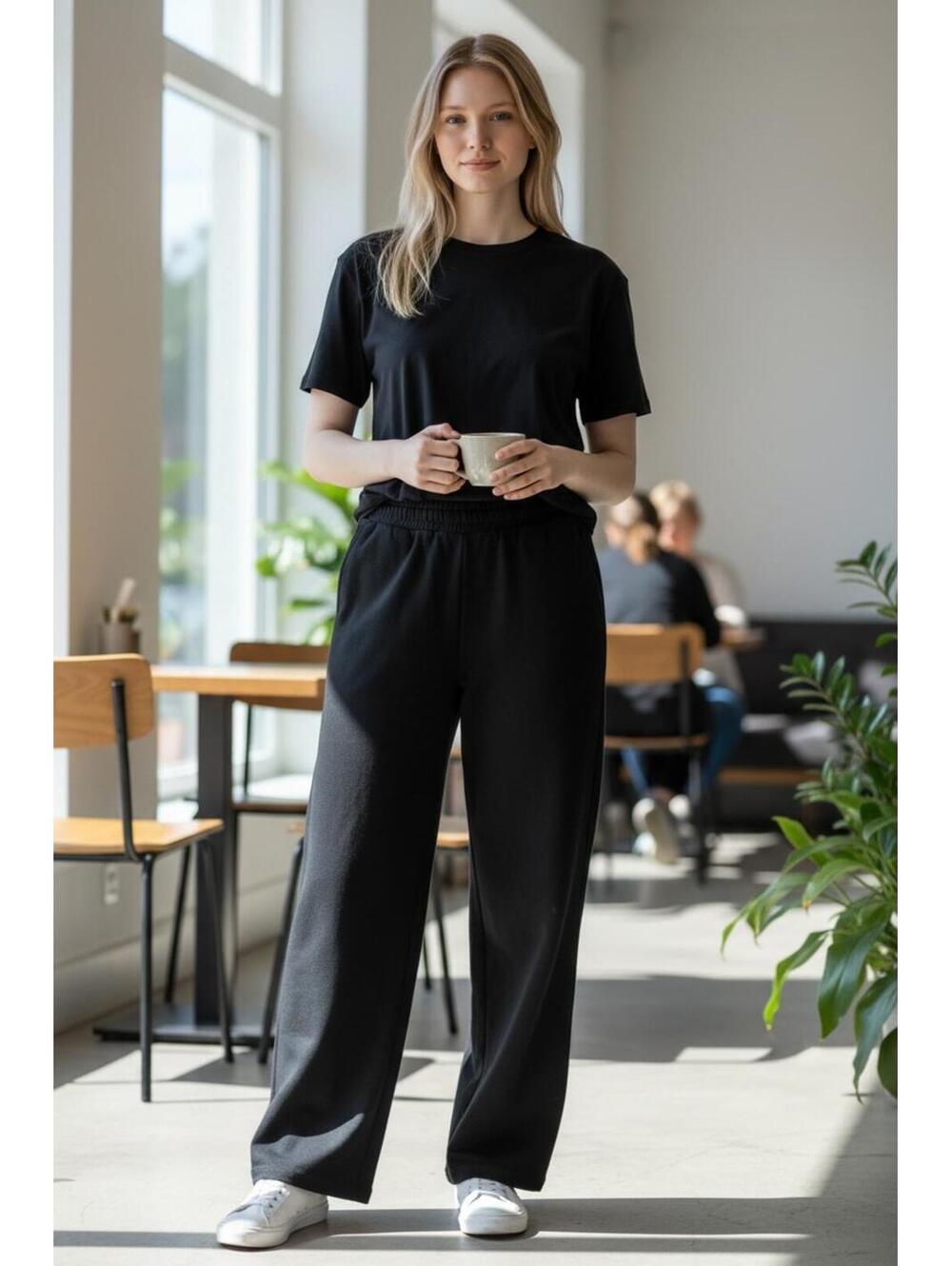 Mondetta Black Fleece Pants